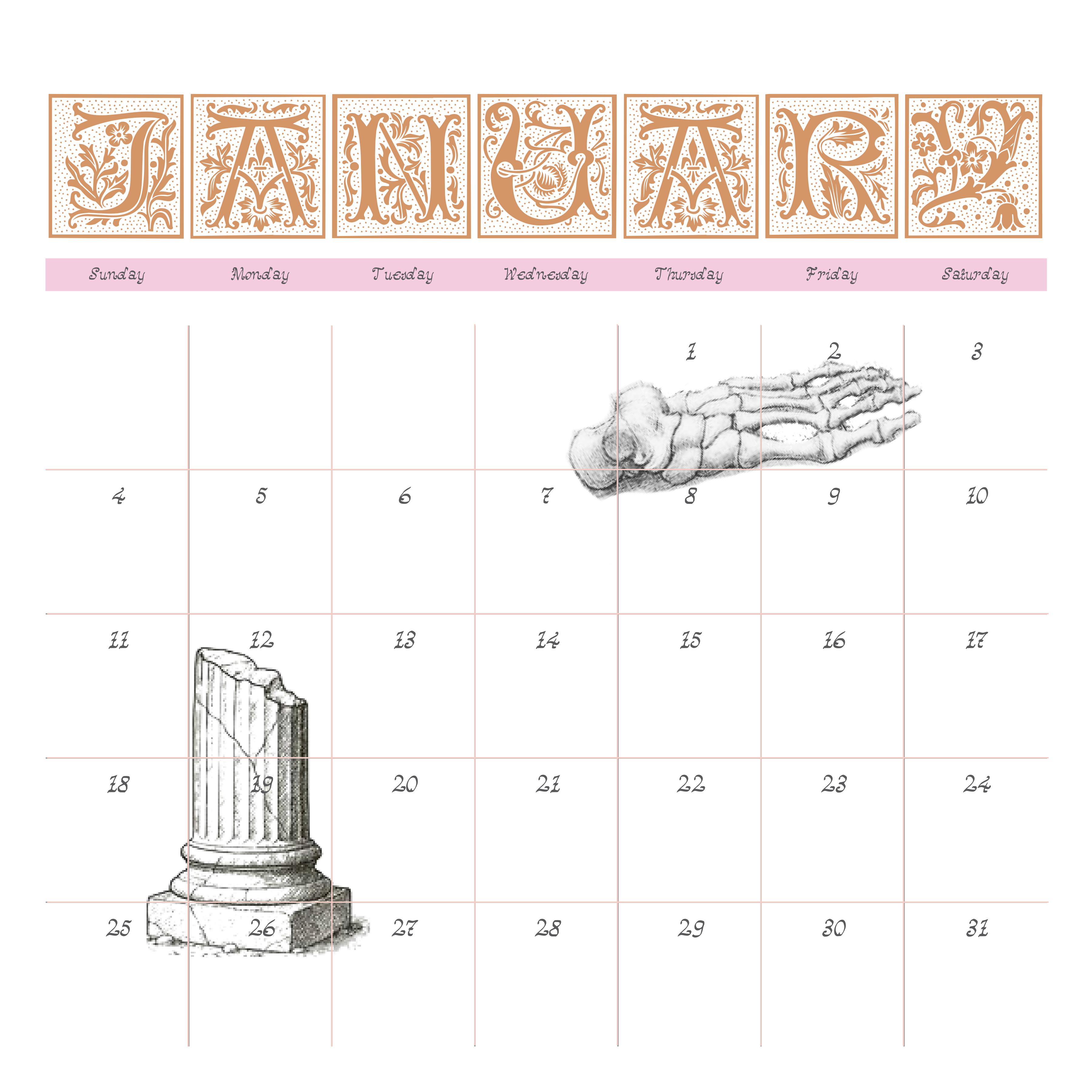 MaryKateAshleyFootCalendar
